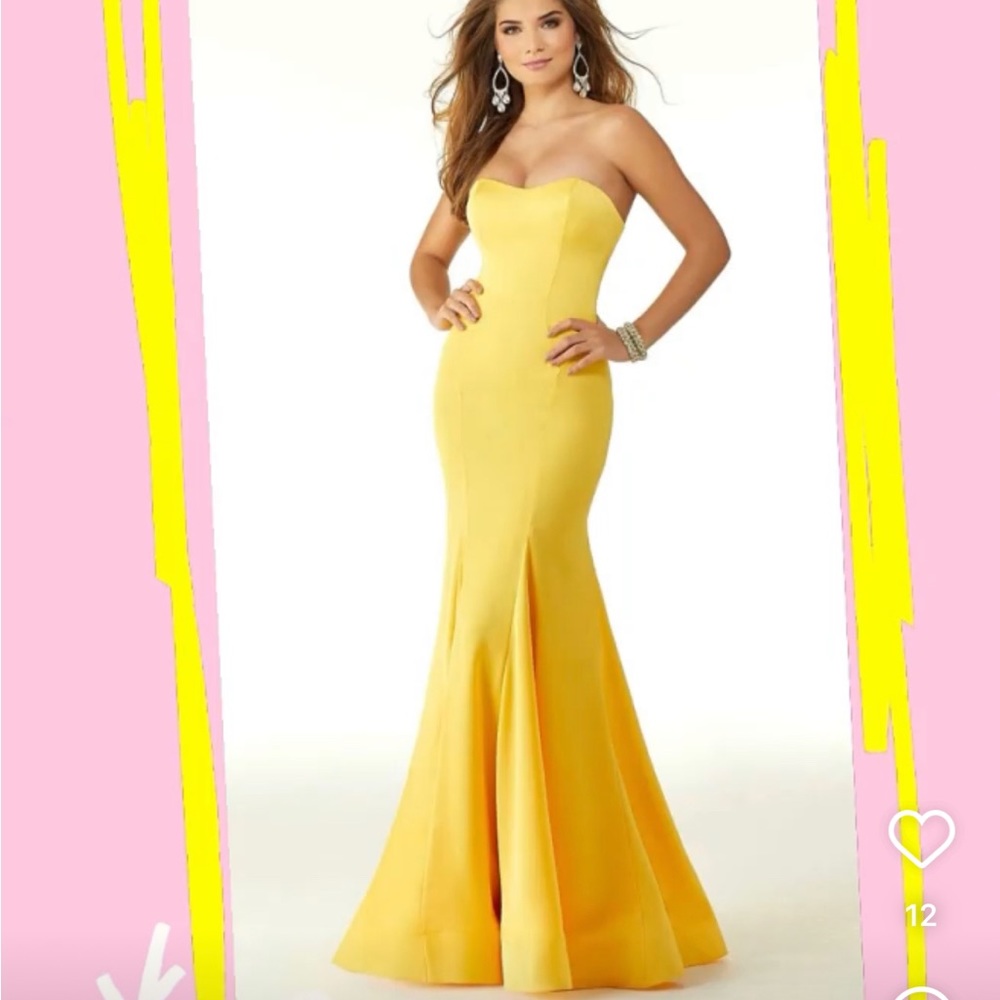 Yellow new Morilee dress
